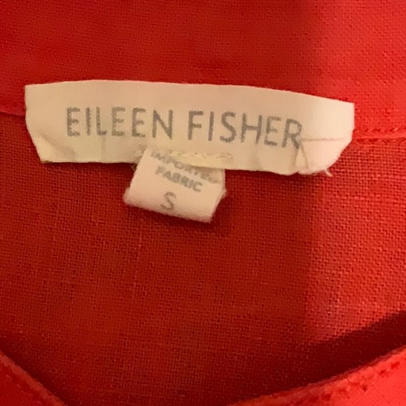 Set of four Eileen Fisher organic Irish Linen button down tops. Size S - Picture 7 of 7